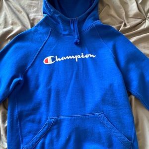 Authentic Blue Champion Hoodie